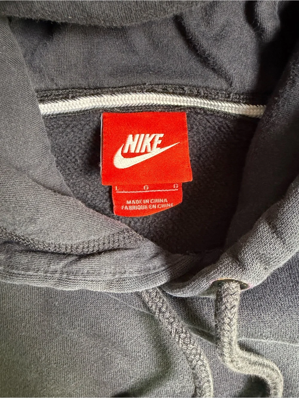 Nike Men's Black Crewneck Hoodie Sweatshirt